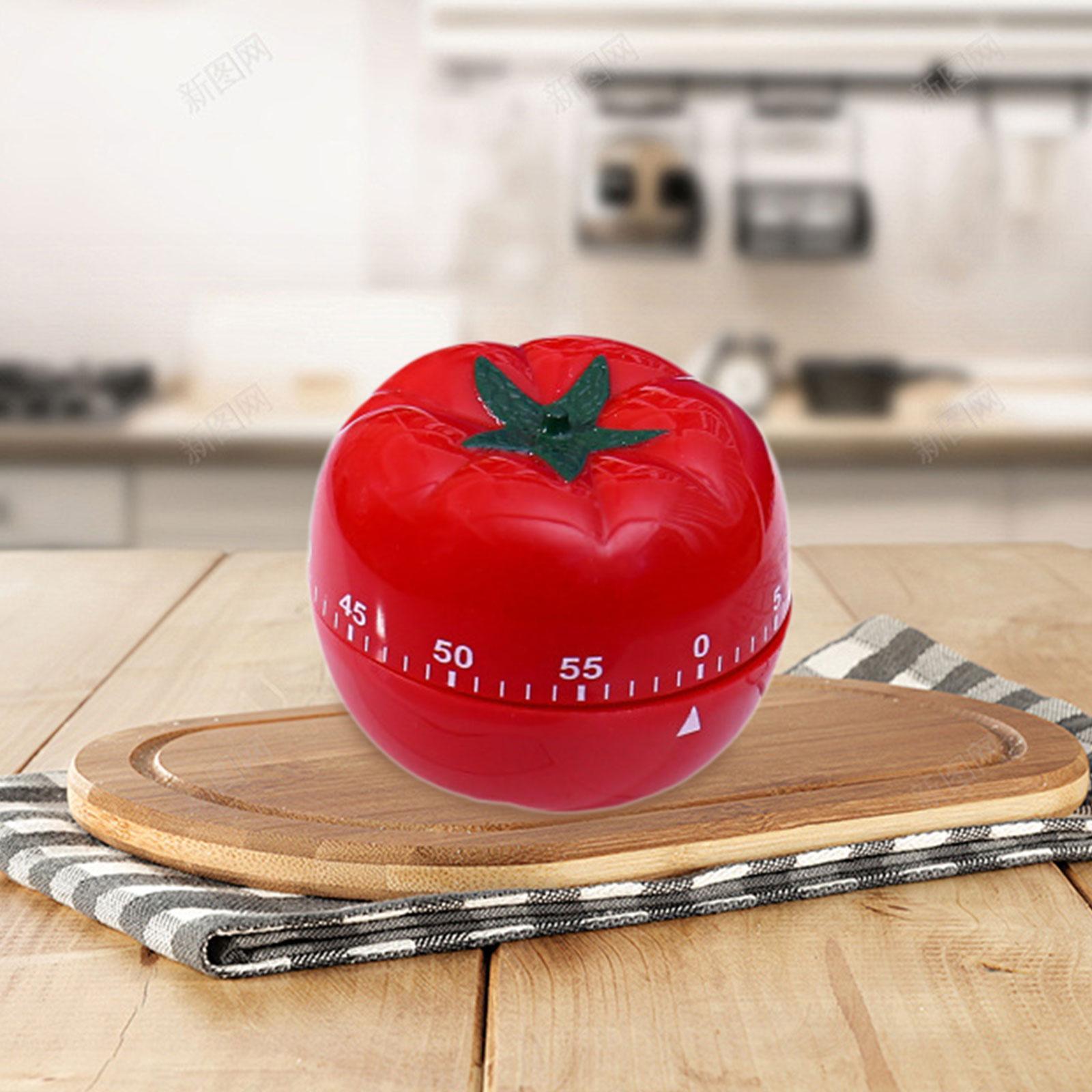 Baking Kitchen Hourly - Mechanical Kitchen Cooking Timer Cute Tomato
