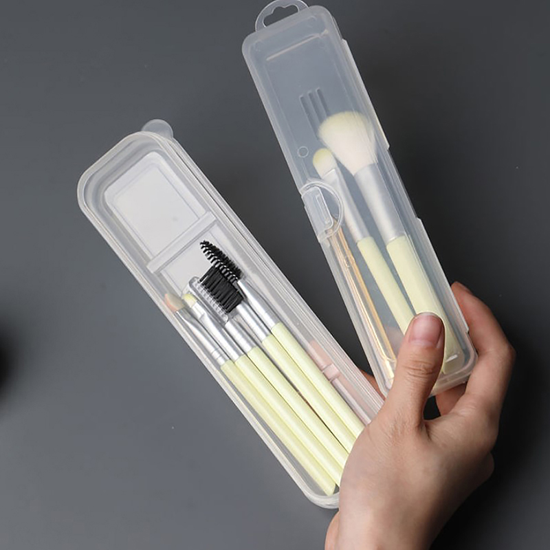 Kitchen Uncle - Portable Transparent Covered Storage Box Makeup