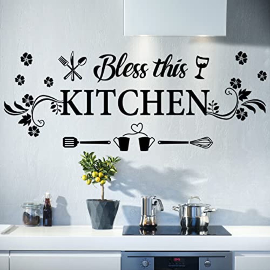 Kitchen Baking Quotes - Kitchen Quotes Wall Decor Sticker -