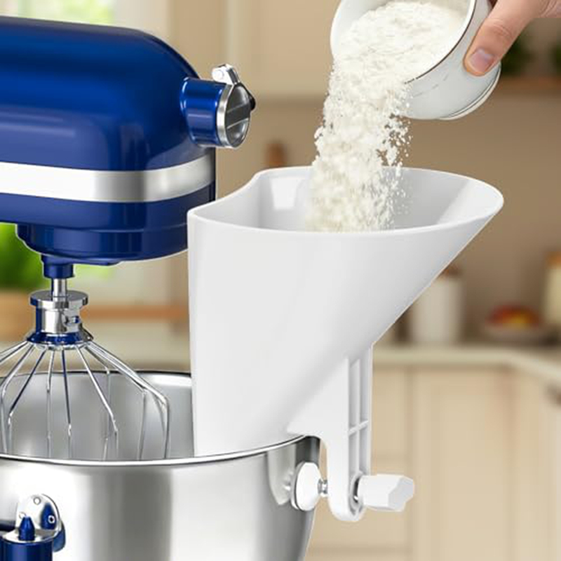 Kitchen Aid Baking Machine - New Food Grade Flour Funnel for