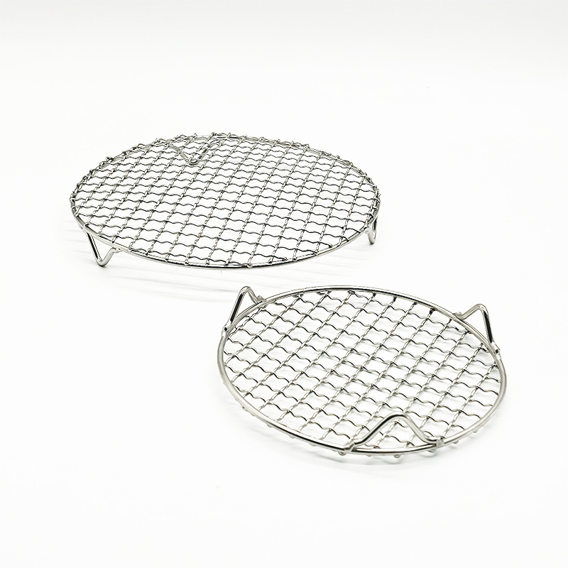 Cooling Rack Wire - Round Bbq Net With Foot Barbecue