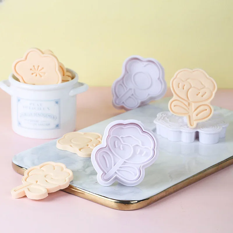 Kitchen Baking Cookies - Cartoon Animal Flower Cookie Mold Press