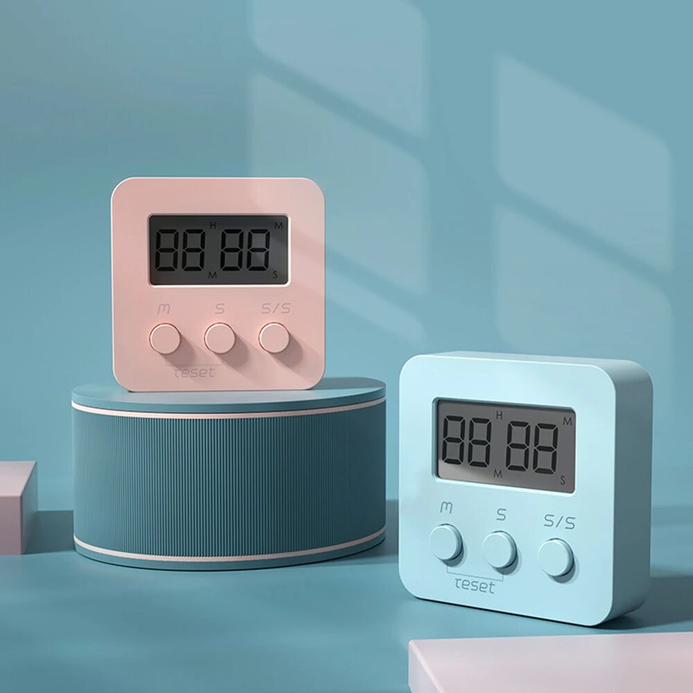 Baking Kitchen Hourly - LCD Digital Screen Kitchen Timer Durable
