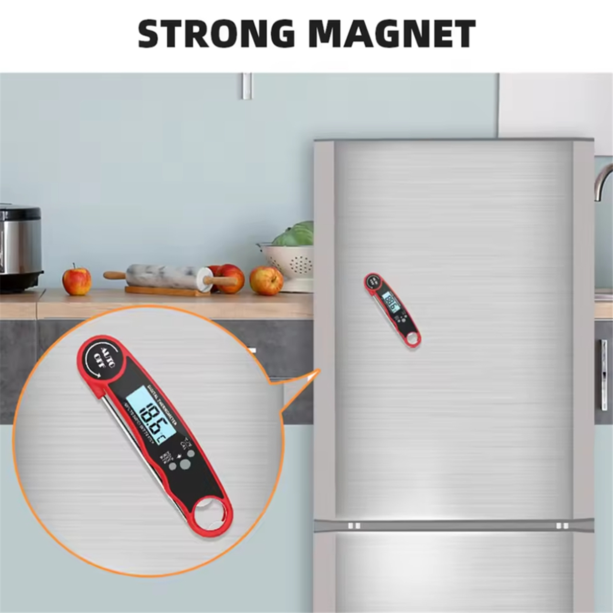Kitchen With Baking Area - A002 Food Thermometer Kitchen Probe Electronic