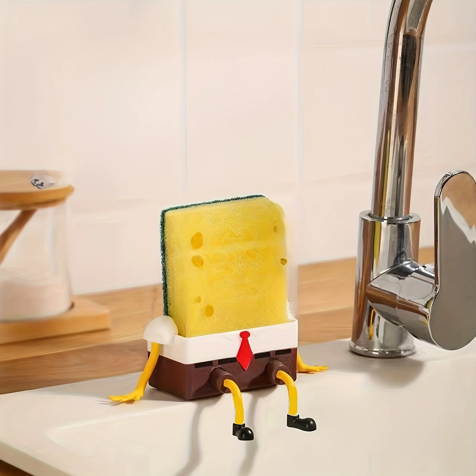 Kitchen Uncle - 1pc Cartoon Sponge Drain Rack -
