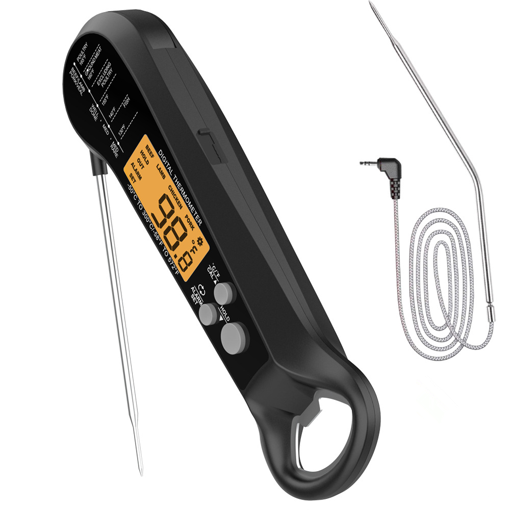 Kitchen Equipment For Baking - Long Cable Professional Meat Thermometer Digital