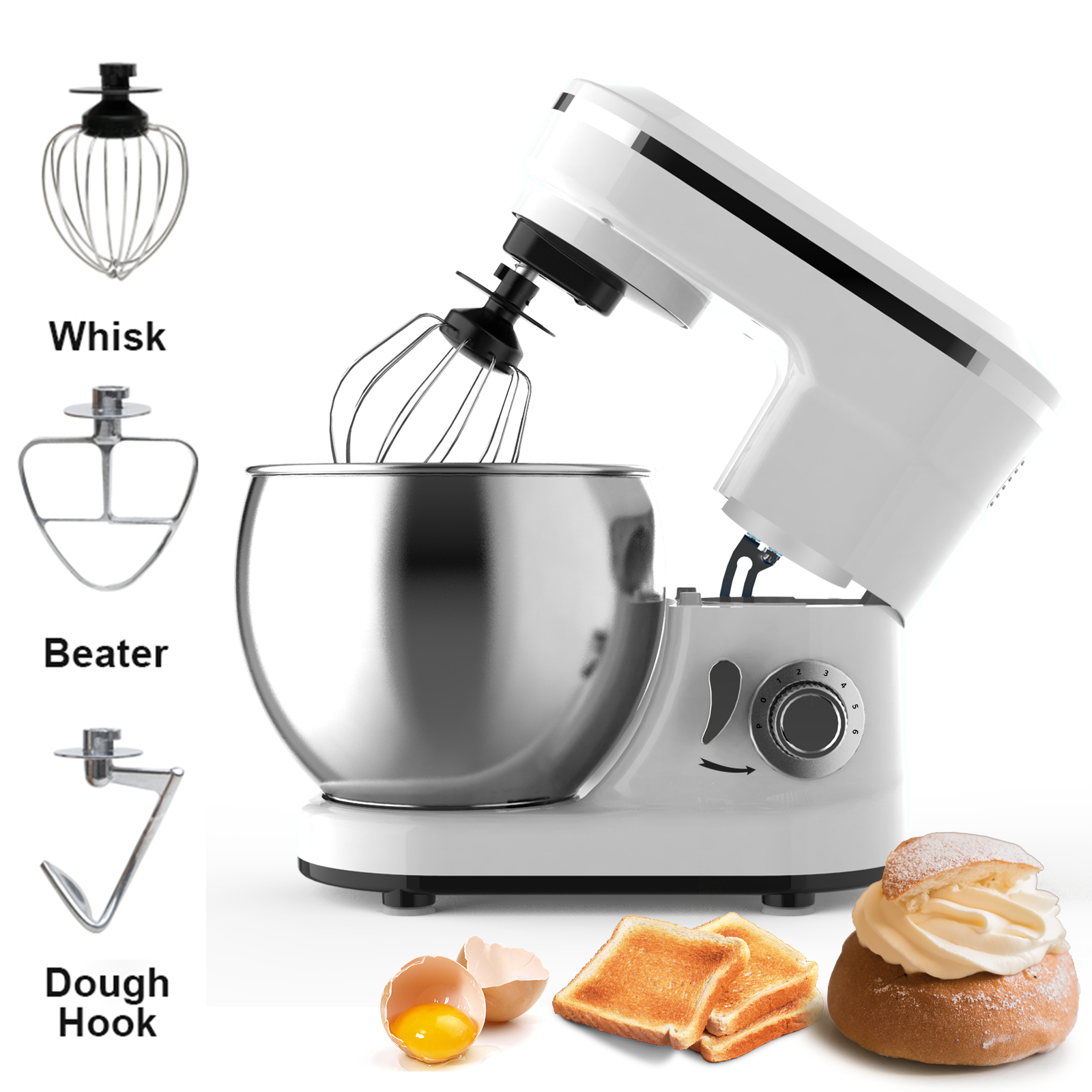 5L Multifunction Electric Stan - Kitchen Robot Baking recension och pris