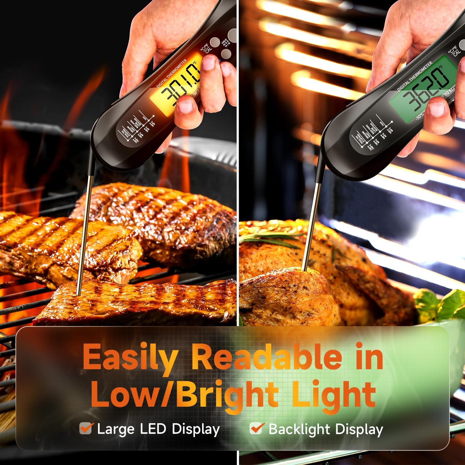 Digital Meat Thermometer Water - Kitchen Equipment For Baking recension och pris