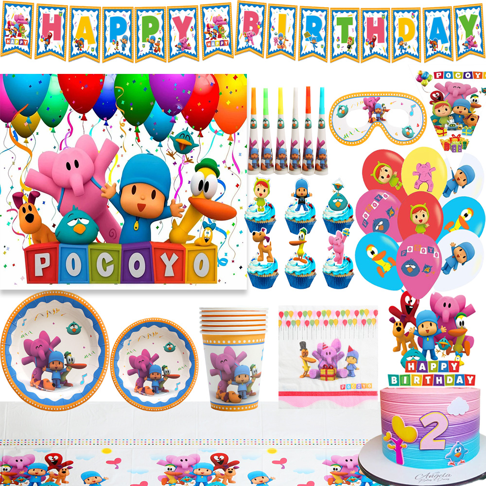 Blue&Pocoyoing Birthday Party  - Cake Board Round recension och pris