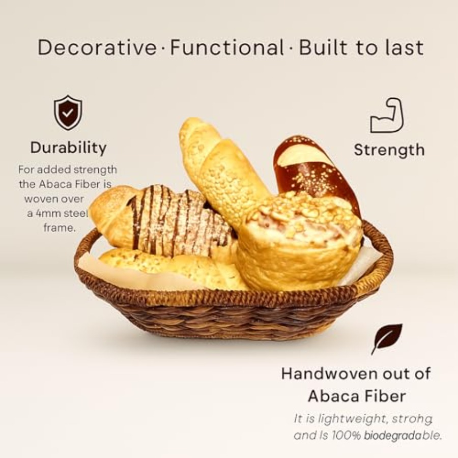 Handwoven Oval Wicker Baskets  - Kitchen Baking Mat recension och pris