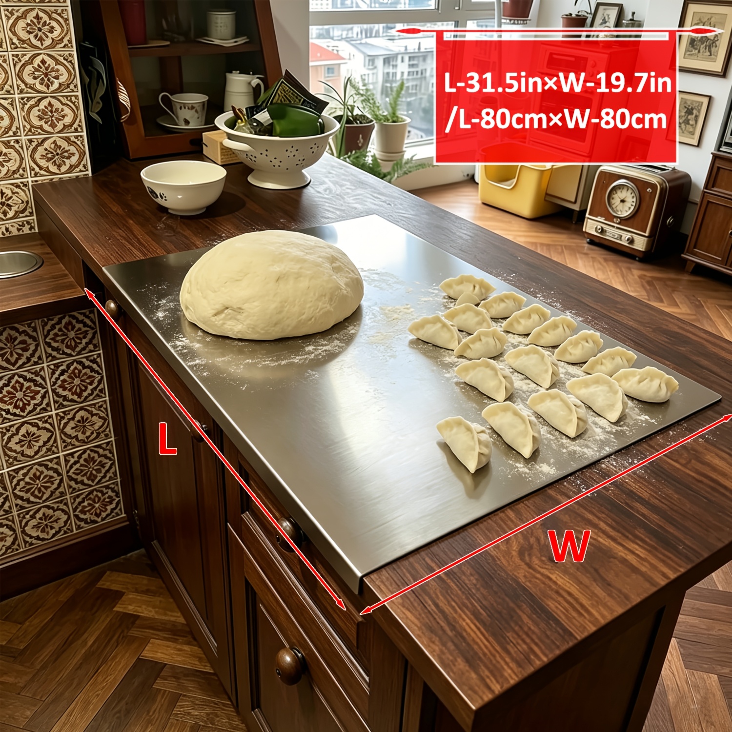 Oversized Stainless Steel Cutt - Kitchen Baking Must Haves recension och pris