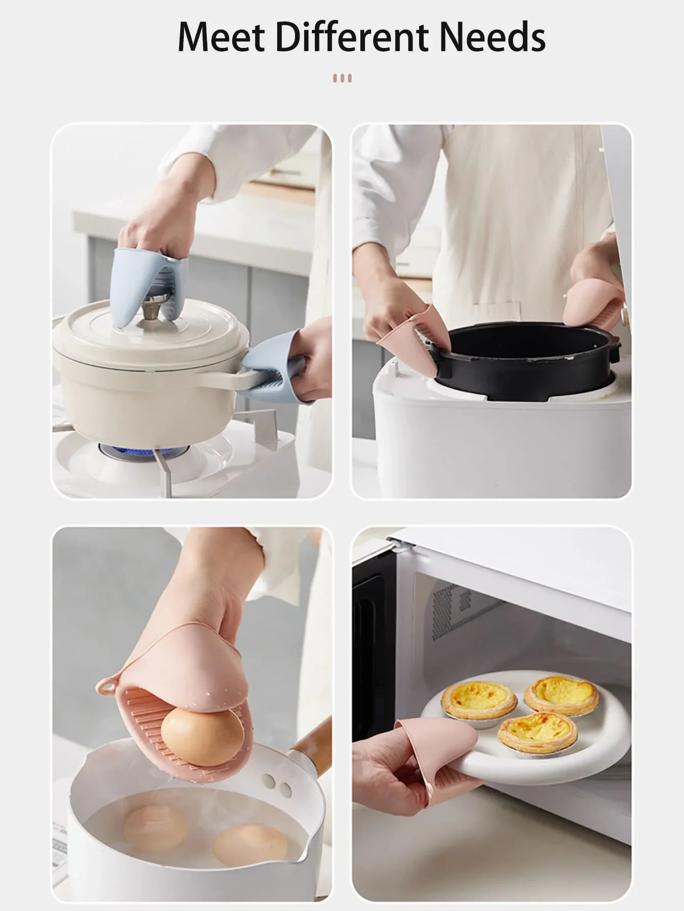 2pcs Silicone Heat Resistant G - Kitchen Baking Must Haves recension och pris