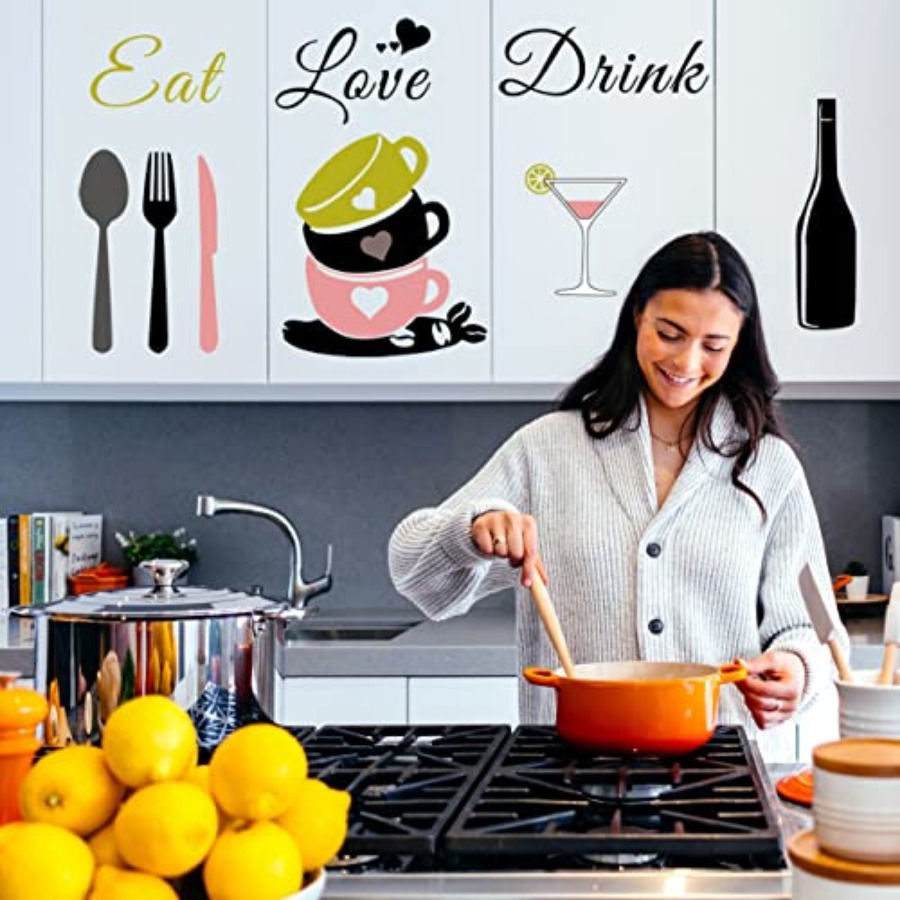 Kitchen Wall Decor Quotes Posi - Kitchen Baking Quotes recension och pris
