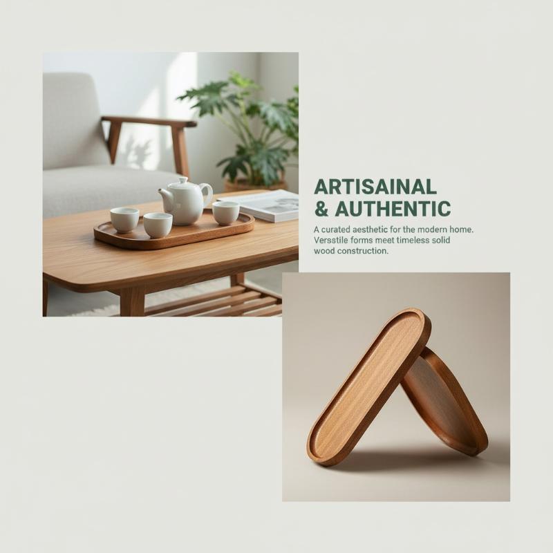 1pc Tableware Solid Wood Round - Cake Board Round recension och pris