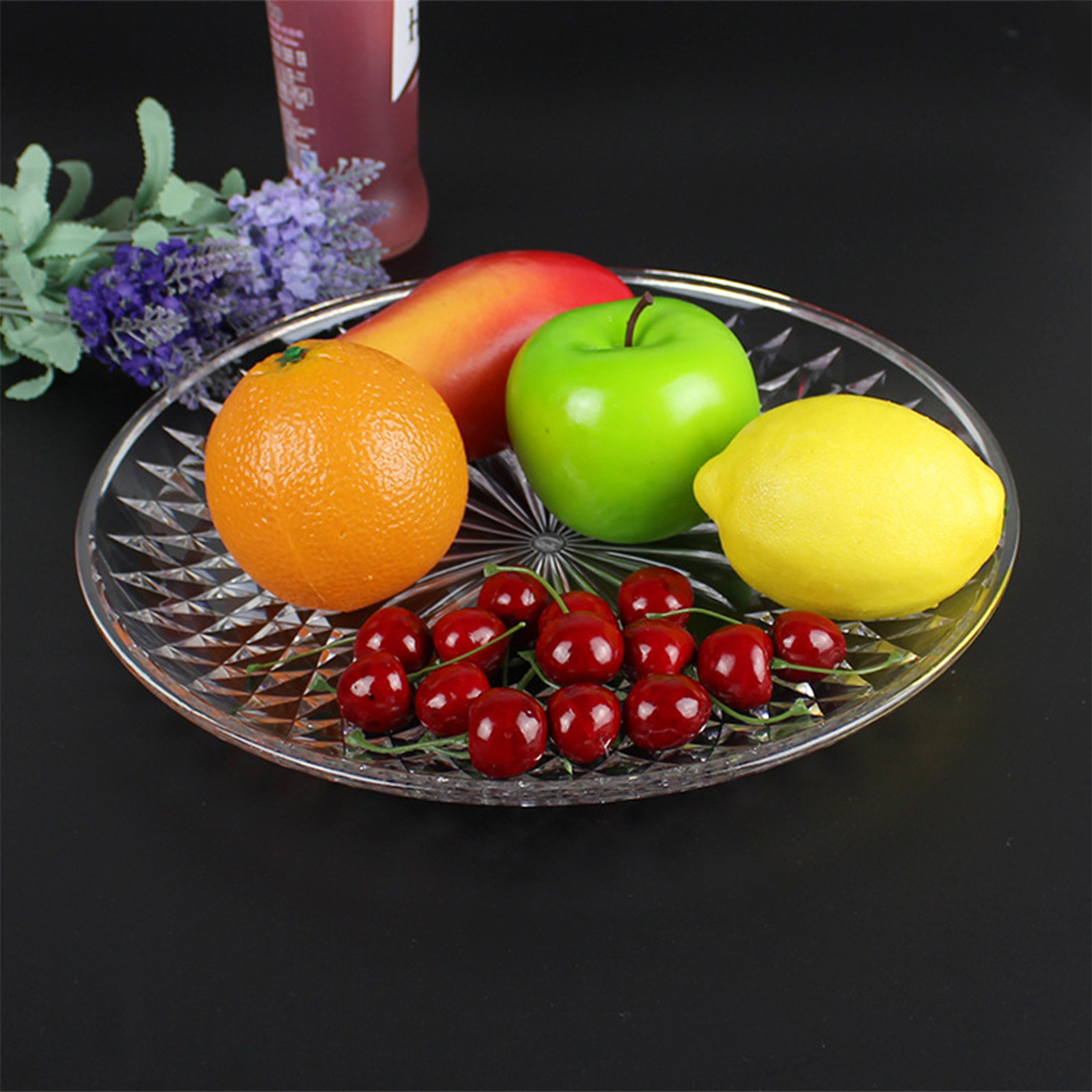 15/20/25cm Acrylic Fruit Plate - Cake Board Round recension och pris