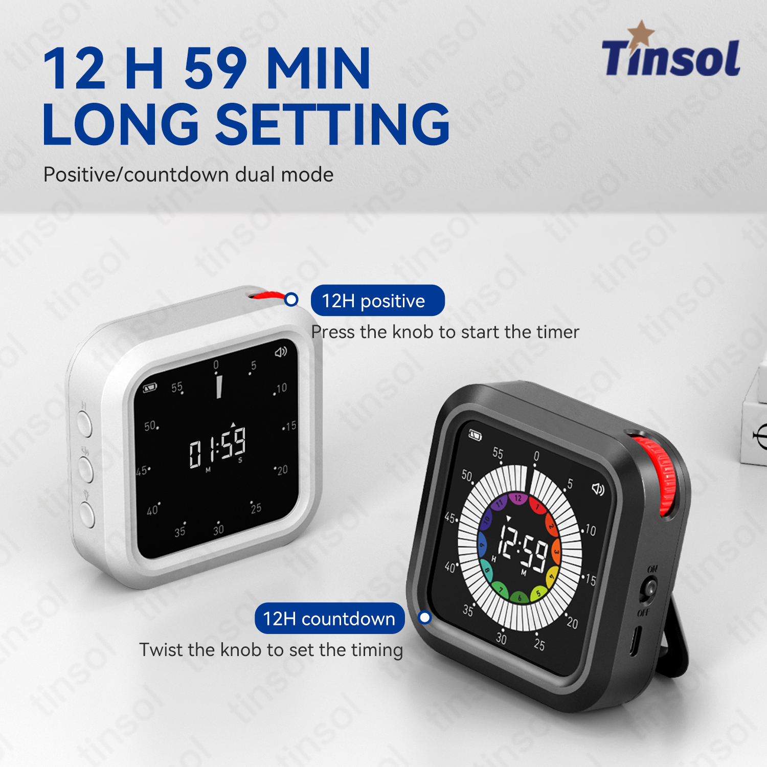 TINSOL Visual timer for studen - Baking Kitchen Hourly recension och pris