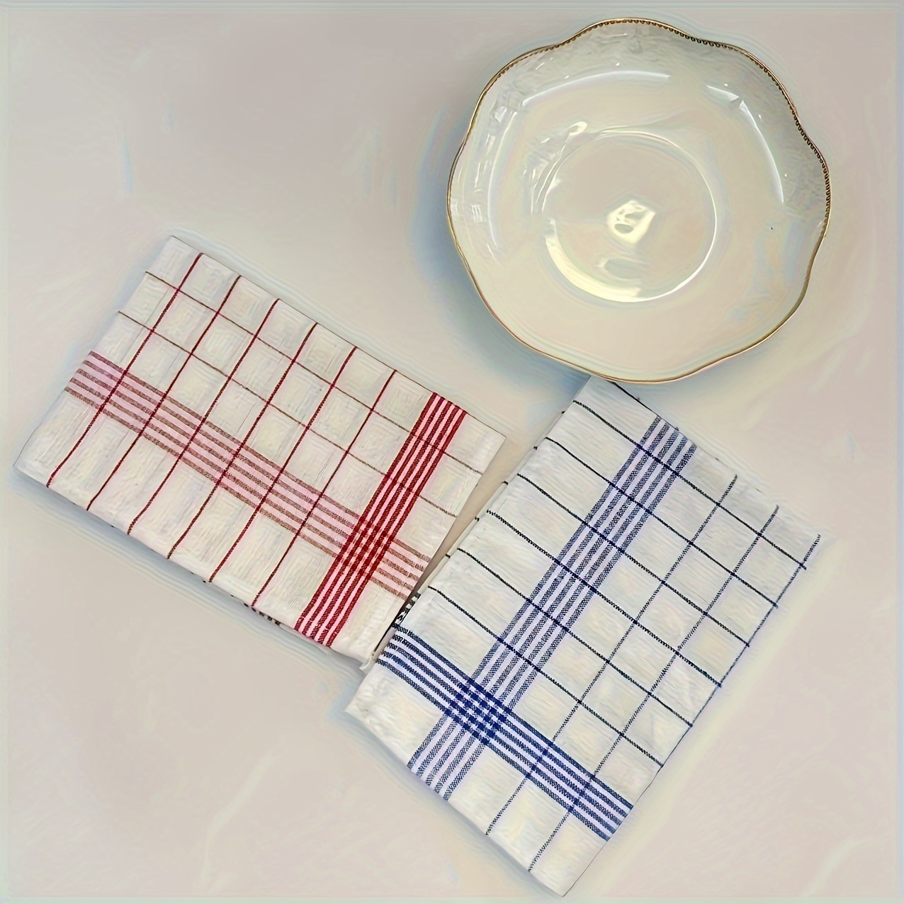 3/8Pcs, Colorful Simple Plaid  - Kitchen Baking Must Haves recension och pris