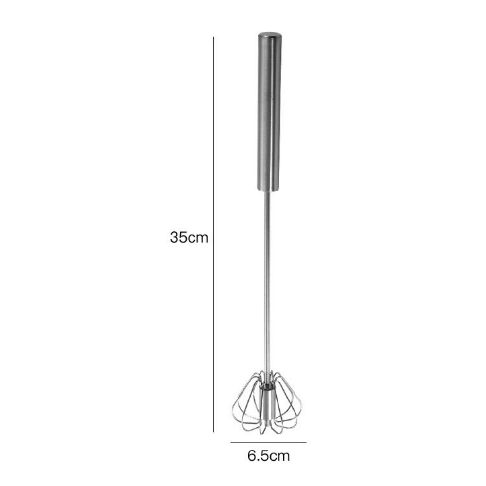 Stainless Steel Rotary Whisk S - Kitchen Baking Blender recension och pris
