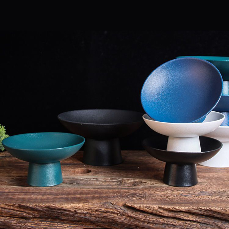 Chinese Ceramic Fruit Bowl Cre - Cake Board Round recension och pris