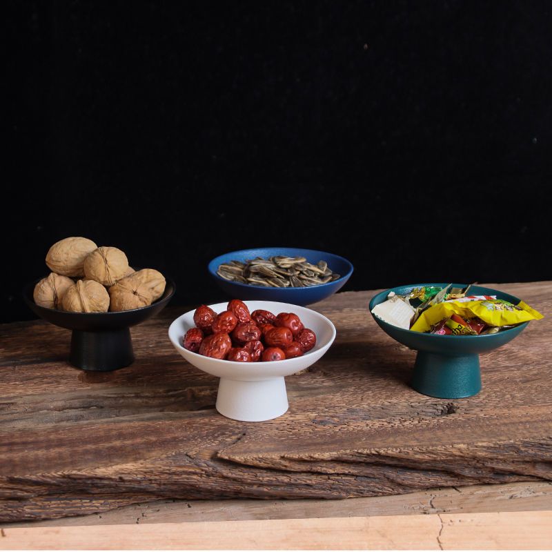Chinese Ceramic Fruit Bowl Cre - Cake Board Round recension och pris