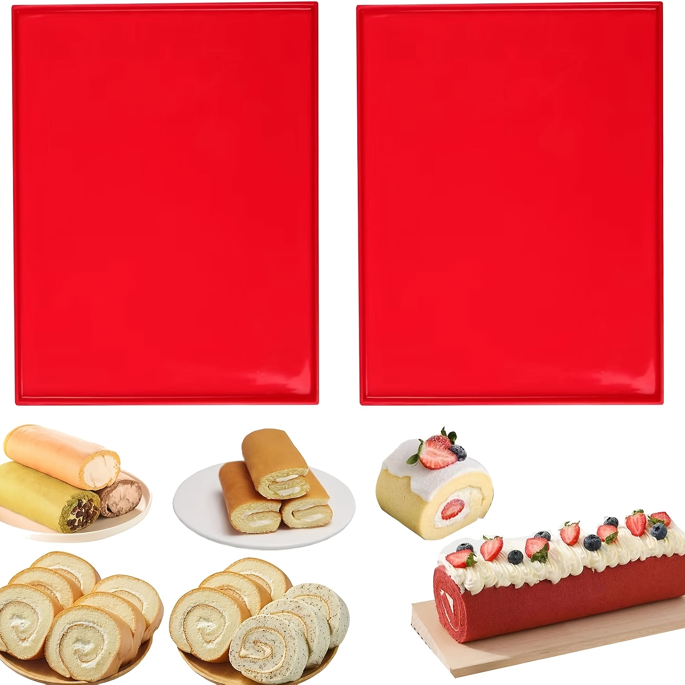 2 Silicone Baking Mats for Swi - Kitchen Baking Mat recension och pris