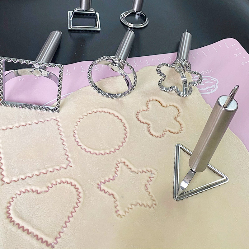 Square Round Ravioli Stamp Pas - Baking Kitchen At Home recension och pris