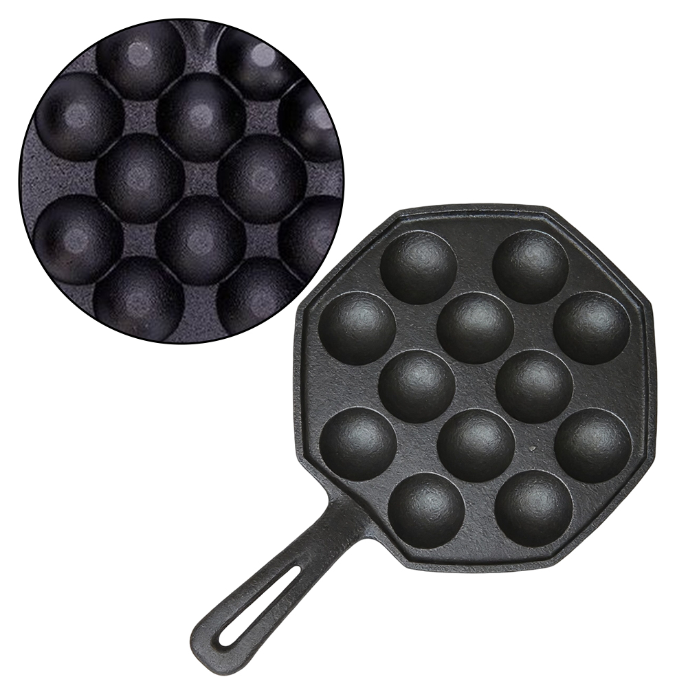 Cast Iron Takoyaki Maker 12 Pi - Baking Kitchen At Home recension och pris