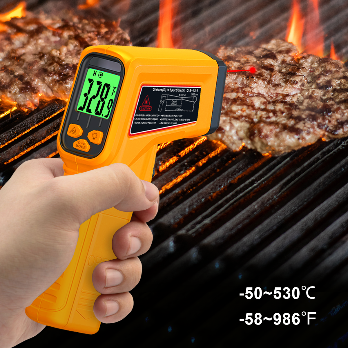 Infrared Thermometer Non-Conta - Kitchen Equipment For Baking recension och pris