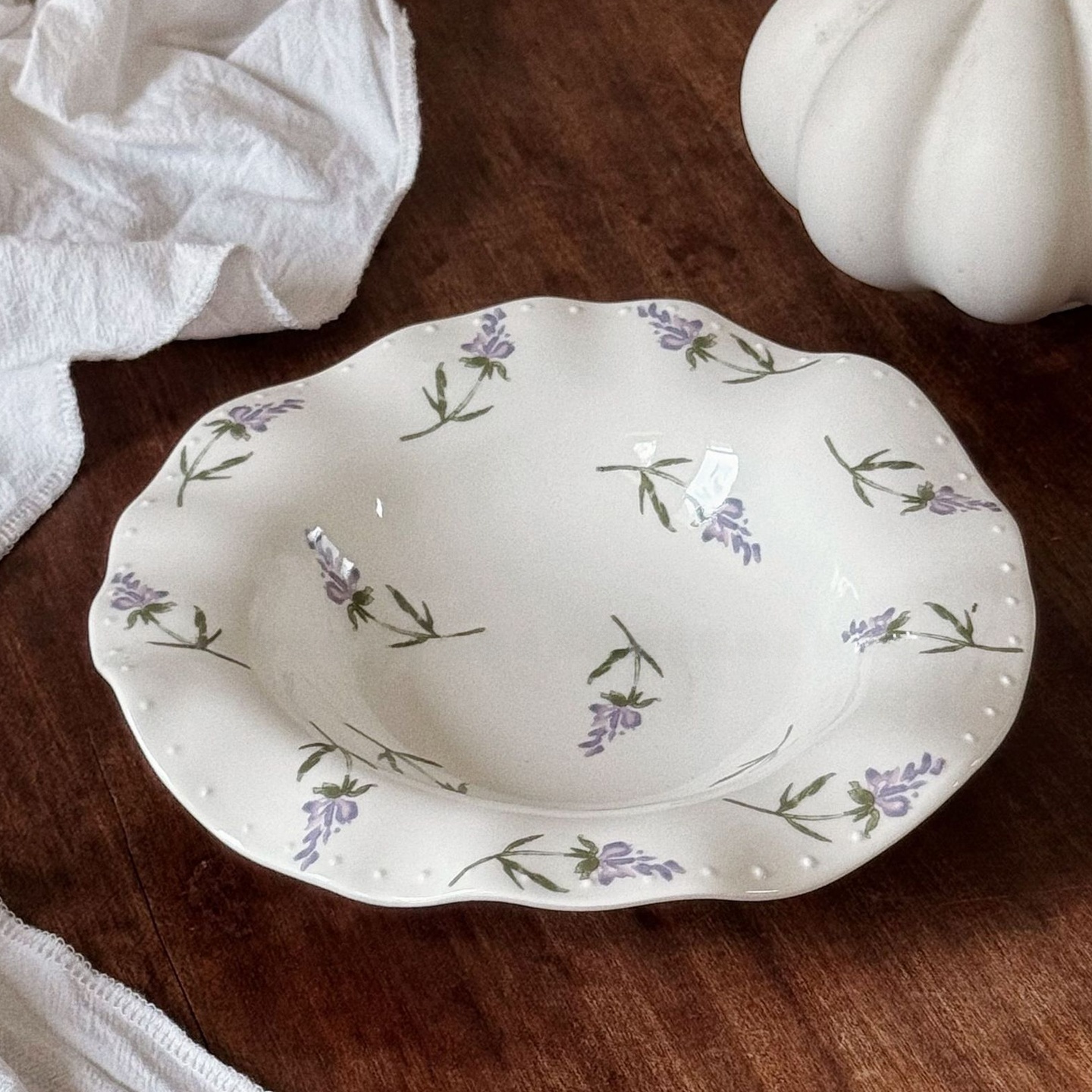 French Style Ceramic Dessert P - Cake Board Round recension och pris