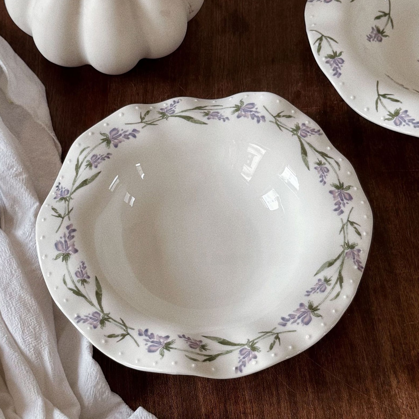 French Style Ceramic Dessert P - Cake Board Round recension och pris