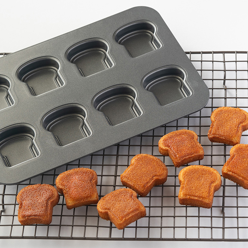 8 Cavity Toast Bread Pattern C - Kitchen Equipment For Baking recension och pris