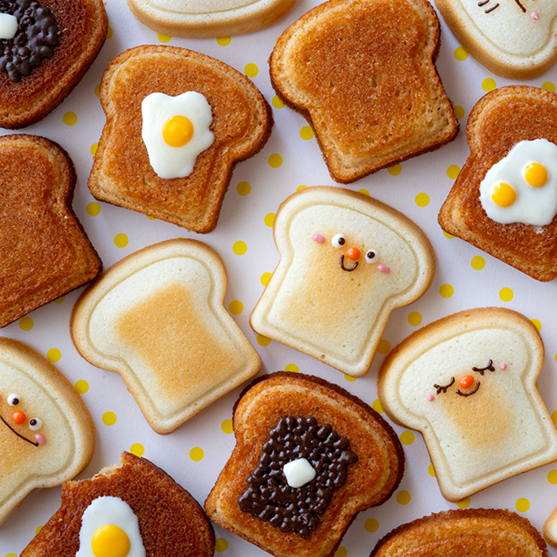 8 Cavity Toast Bread Pattern C - Kitchen Equipment For Baking recension och pris