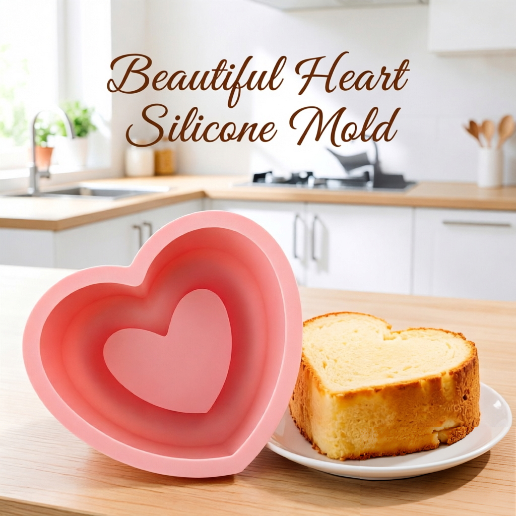 A Heart-Shaped Silicone Mold f - Kitchen Baking Must Haves recension och pris