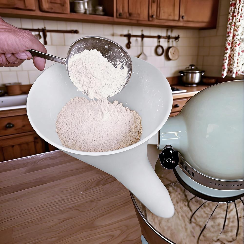 Spill Proof Flour Funnel for 5 - Kitchen Uncle recension och pris