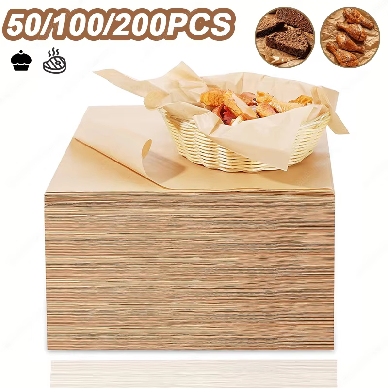 50/100/200PCS Baking Paper Par - Kitchen Baking Mat recension och pris