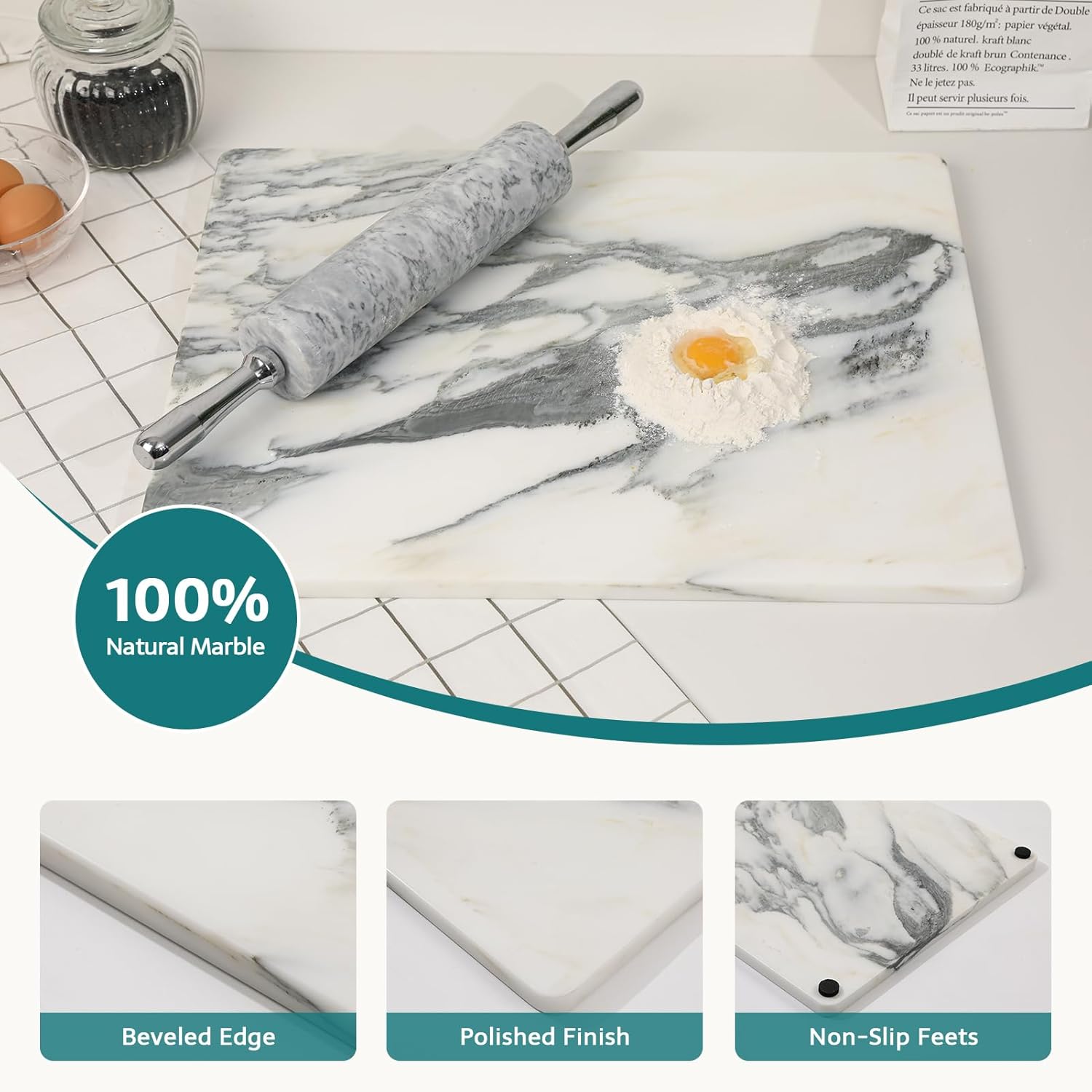 Marble Stone Cutting Board For - Kitchen With Baking Area recension och pris