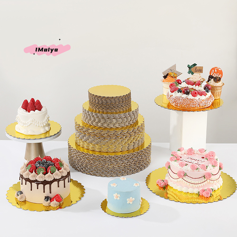 Golden round Cake Boards 4/5/6 - Cake Board Round recension och pris