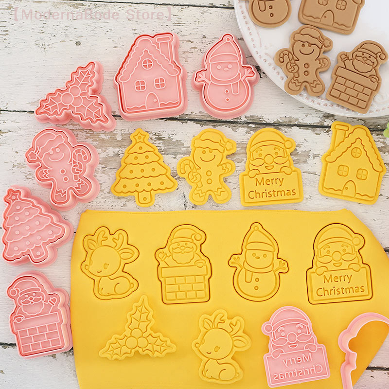【M】3D Christmas Cookie Cutter  - Kitchen Baking Cookies recension och pris