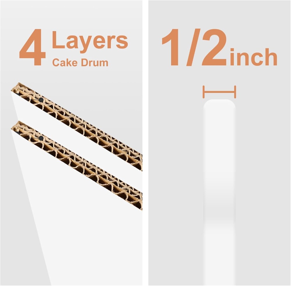 10 Inch Cake Board - 3 Pack Ca - Cake Board Round recension och pris