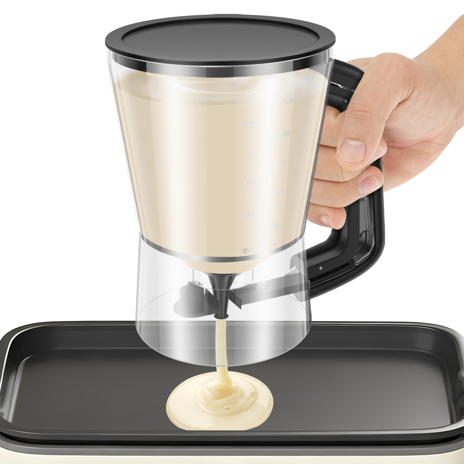 900/1000ml Pancake Batter Disp - Kitchen Baking Blender recension och pris