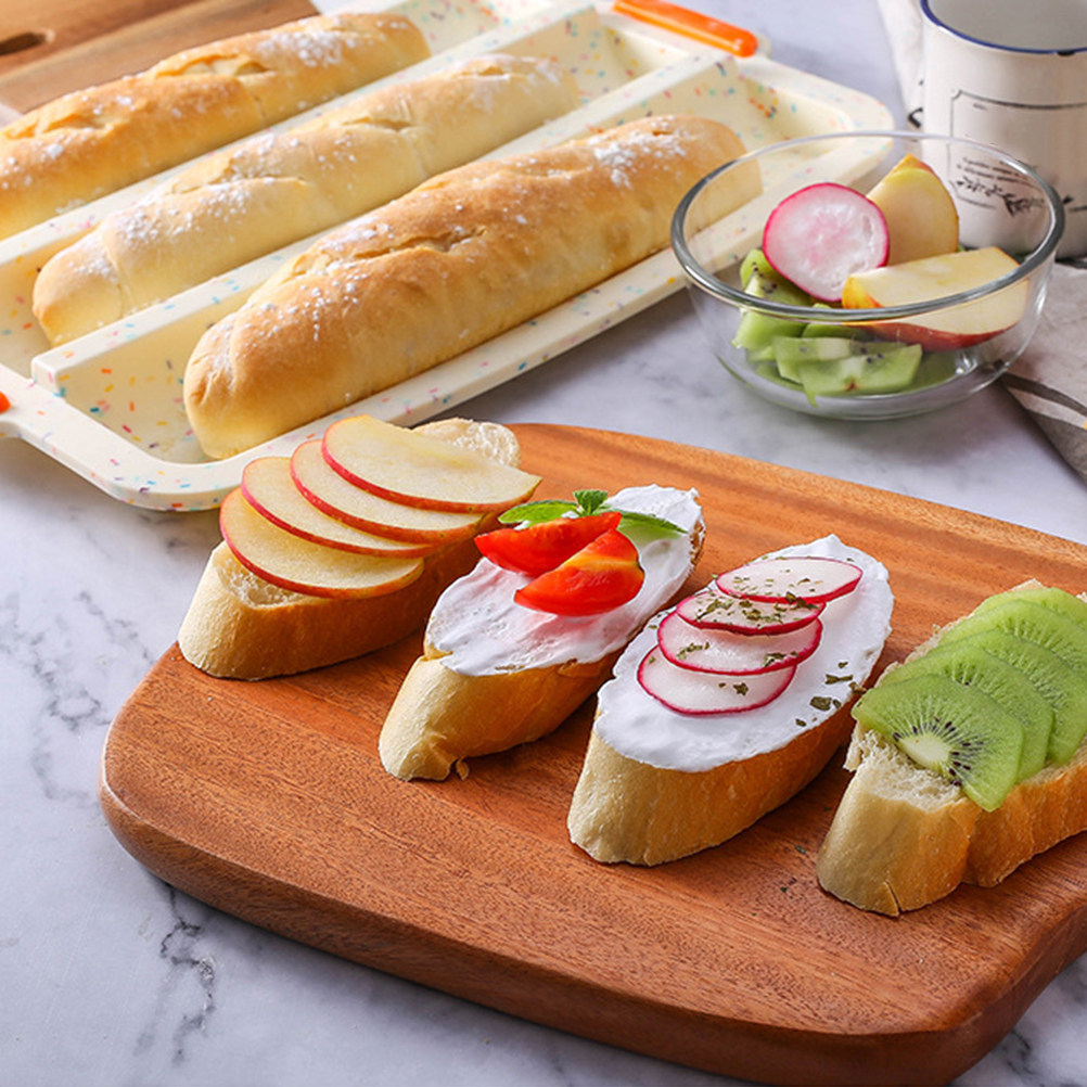 Silicone French Bread Pan Thre - Baking Kitchen At Home recension och pris