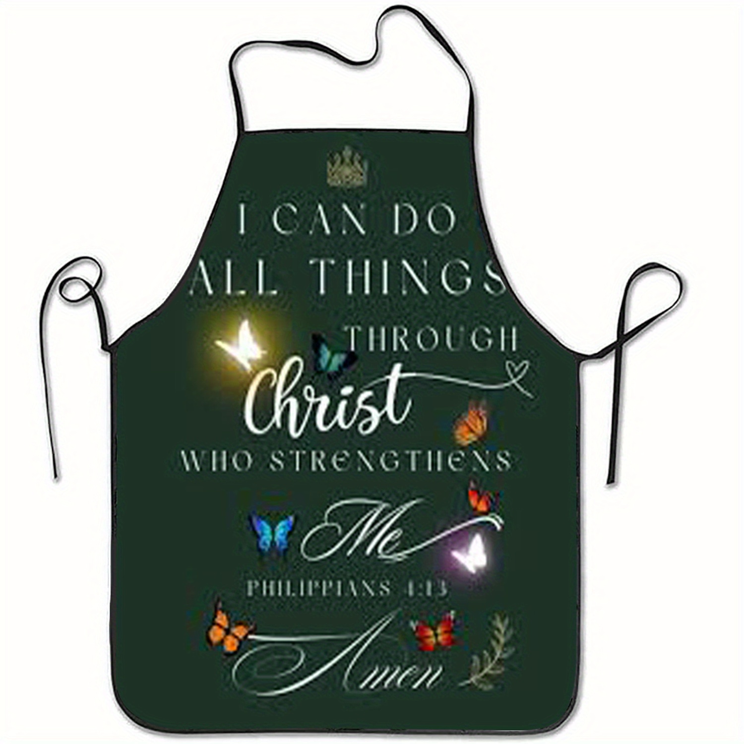 1pc Christian Apron with Phili - Kitchen Baking Quotes recension och pris