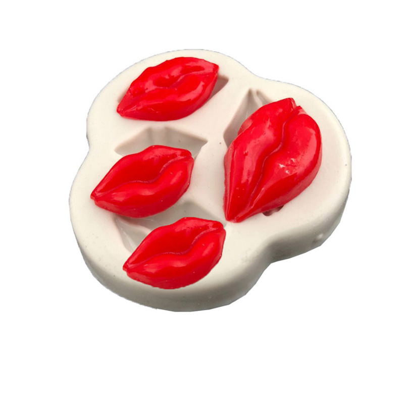 Sexy Lips Silicone Mold Fondan - Kitchen Equipment For Baking recension och pris