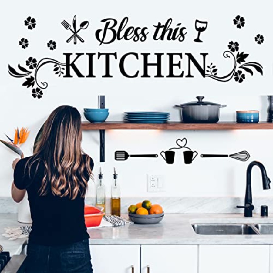 Kitchen Quotes Wall Decor Stic - Kitchen Baking Quotes recension och pris