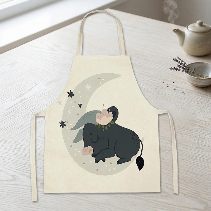 Cute Sleeping Baby Bull Moon S - Baking Kitchen Kids recension och pris