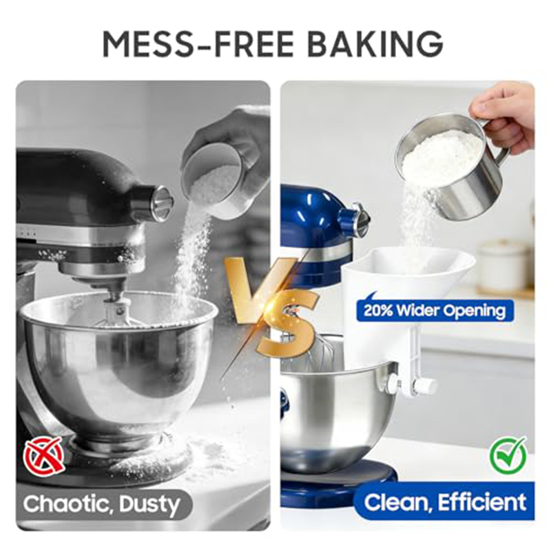 New Food Grade Flour Funnel fo - Kitchen Aid Baking Machine recension och pris