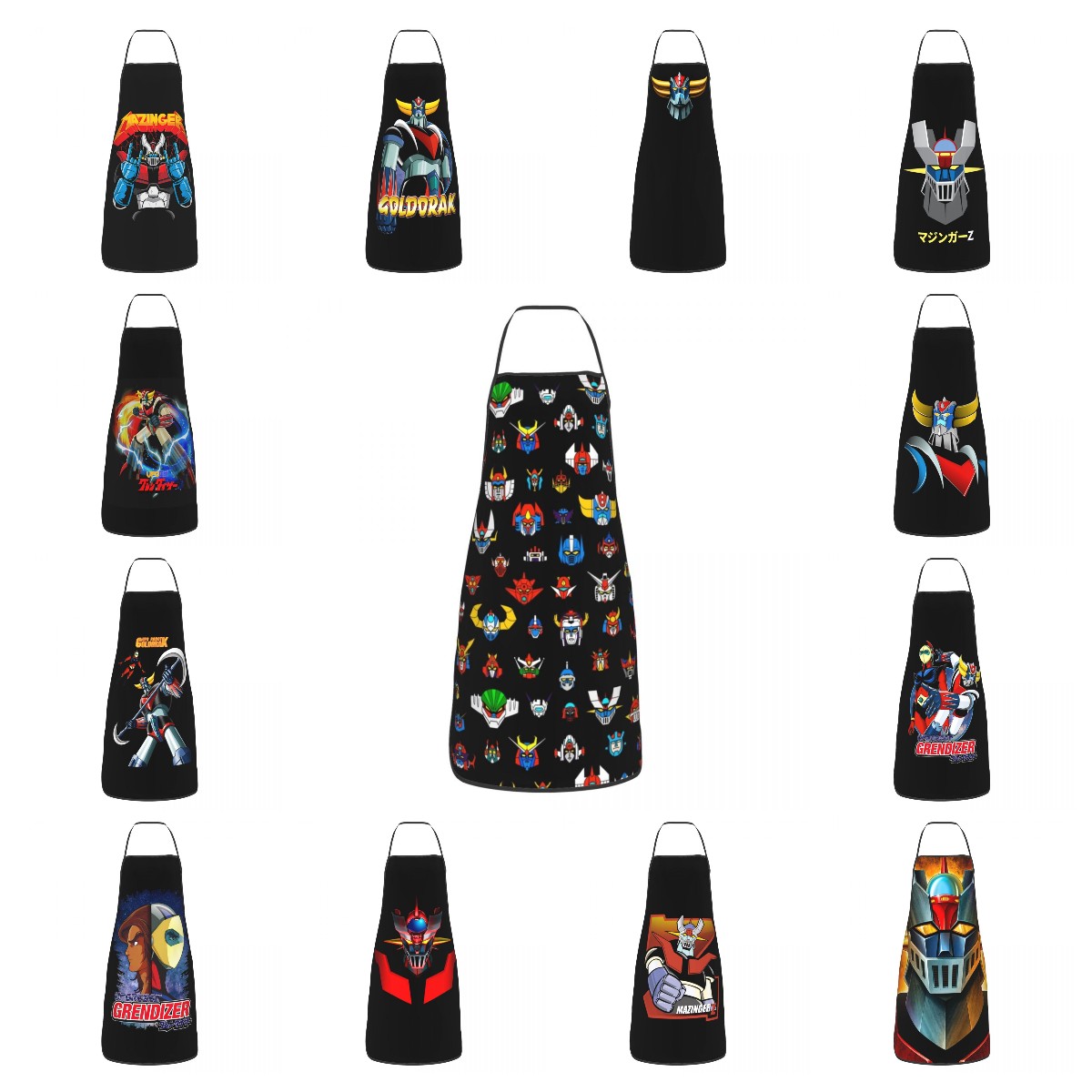 Ufo Robot Logo Funny Apron Men - Kitchen Robot Baking recension och pris