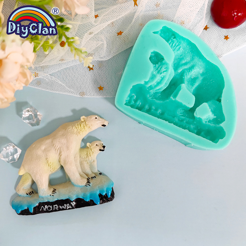 Cute Mini Bear Silicone Mold F - Kitchen Equipment For Baking recension och pris