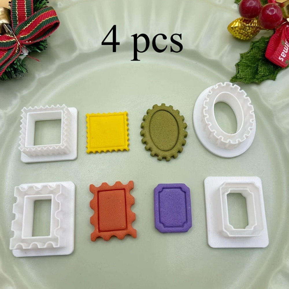 4pcs Holiday Photo Frame Cooki - Kitchen Baking Cookies recension och pris