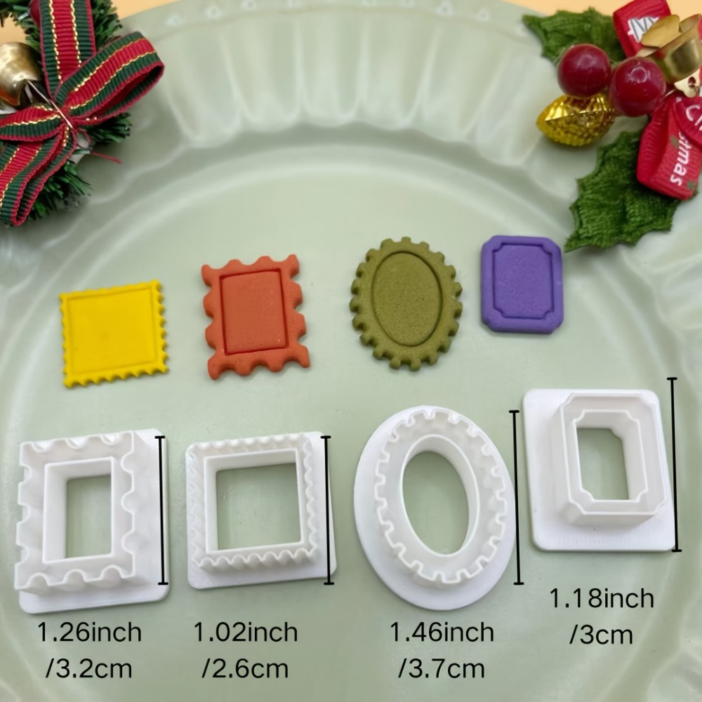 4pcs Holiday Photo Frame Cooki - Kitchen Baking Cookies recension och pris